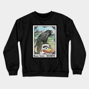 SECRETS Raven Totem Spirit Guide Crewneck Sweatshirt